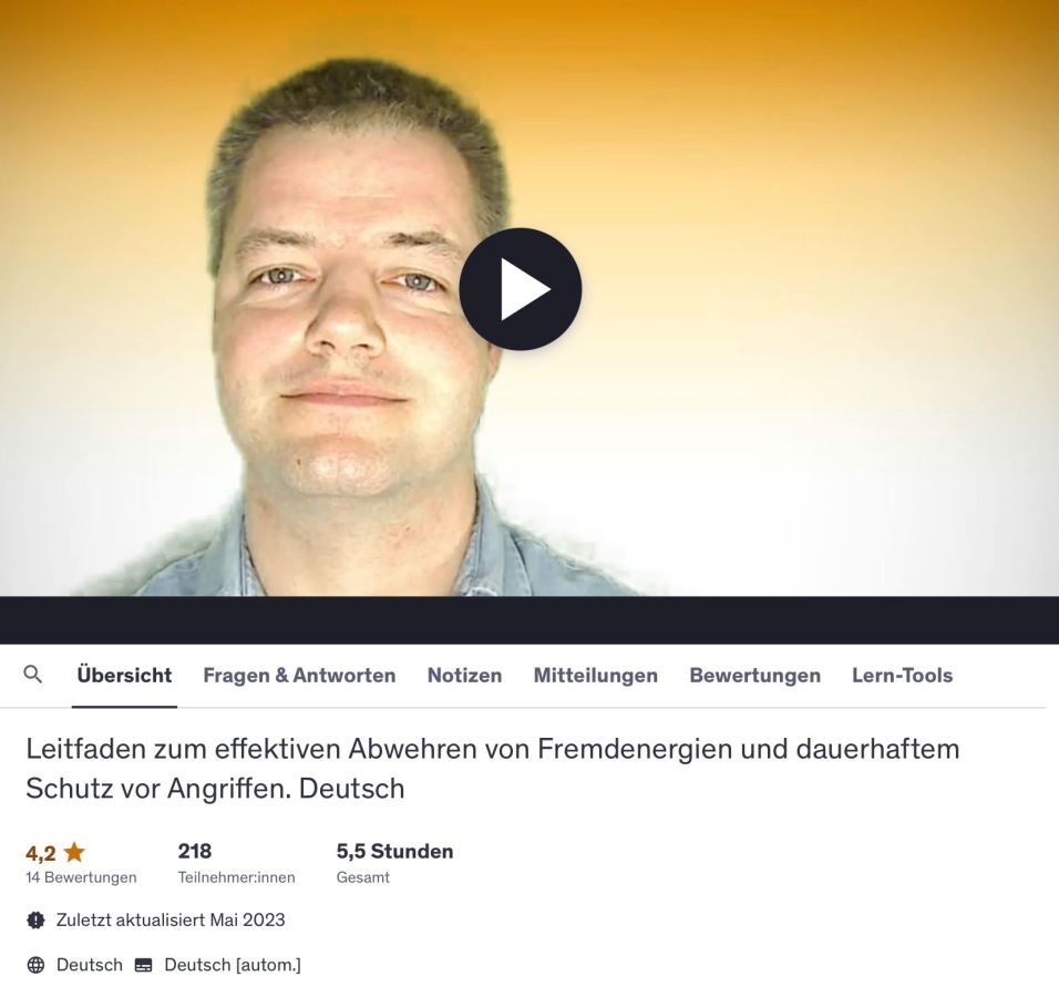 Der Bannkreis-Schutz vor Flüchen, Energiemagie & Liebeszauber - Online Kurs von Alexander Nastasi (© Marketing Nastasi) Der Bannkreis-Schutz vor Flüchen, Energiemagie & Liebeszauber - Online Kurs von Alexander Nastasi (© Marketing Nastasi)