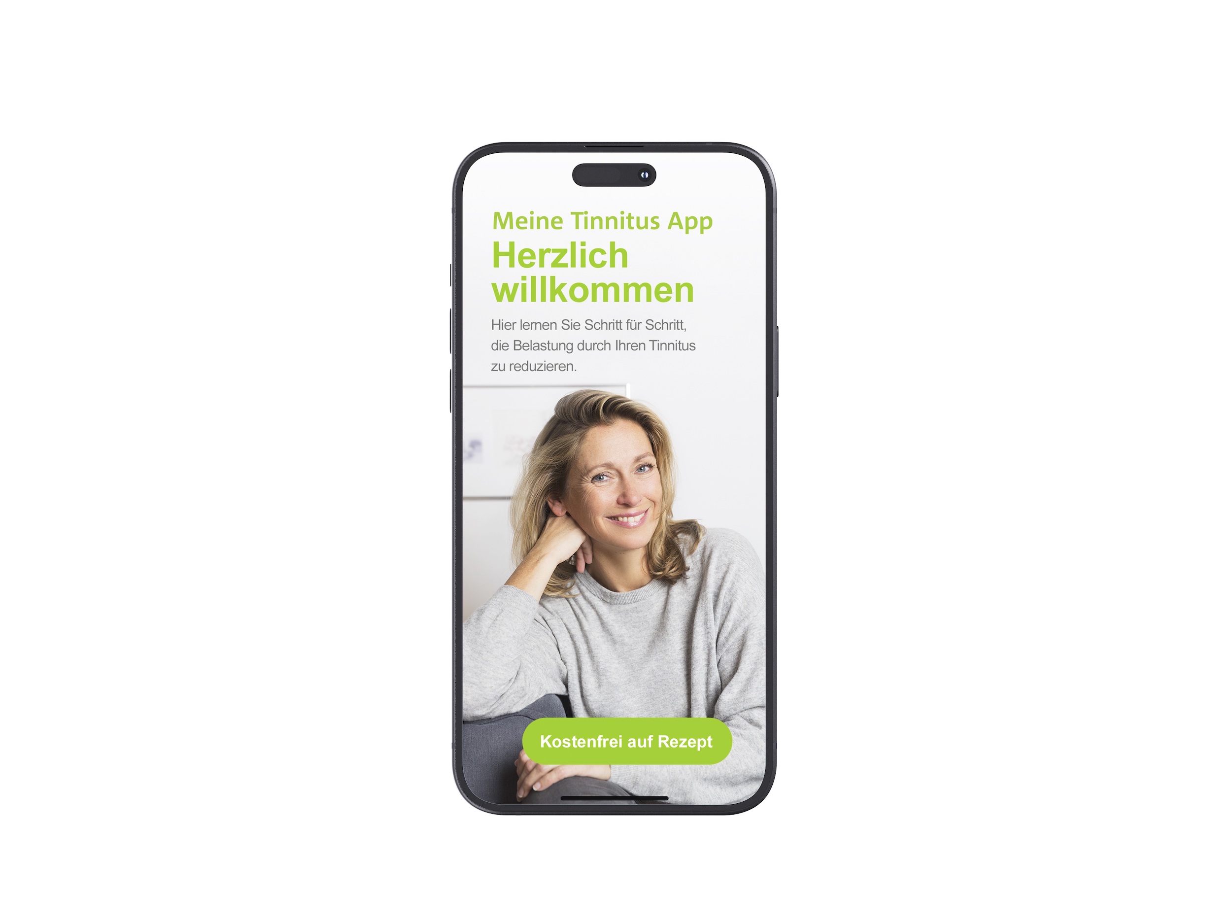 Effektiv digital zur Linderung der Belastung durch Tinnitus:„Meine Tinnitus App“.©Sonormed GmbH (Die Bildrechte liegen bei dem Verfasser der Mitteilung.)