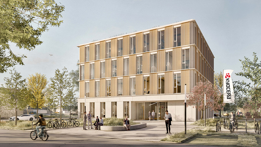 Rendering Neubau Produktionsstätte in Mannheim, Deutschland (Die Bildrechte liegen bei dem Verfasser der Mitteilung.)