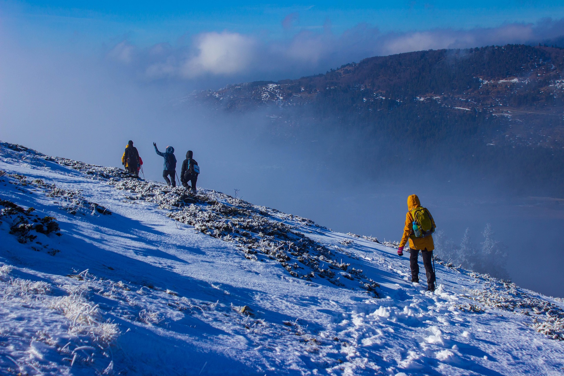 Wandern im Winter Wandern im Winter