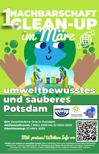 EU-Klimapakt: Clean-Up Event in Potsdam (Bildquelle: @euklimapakt)