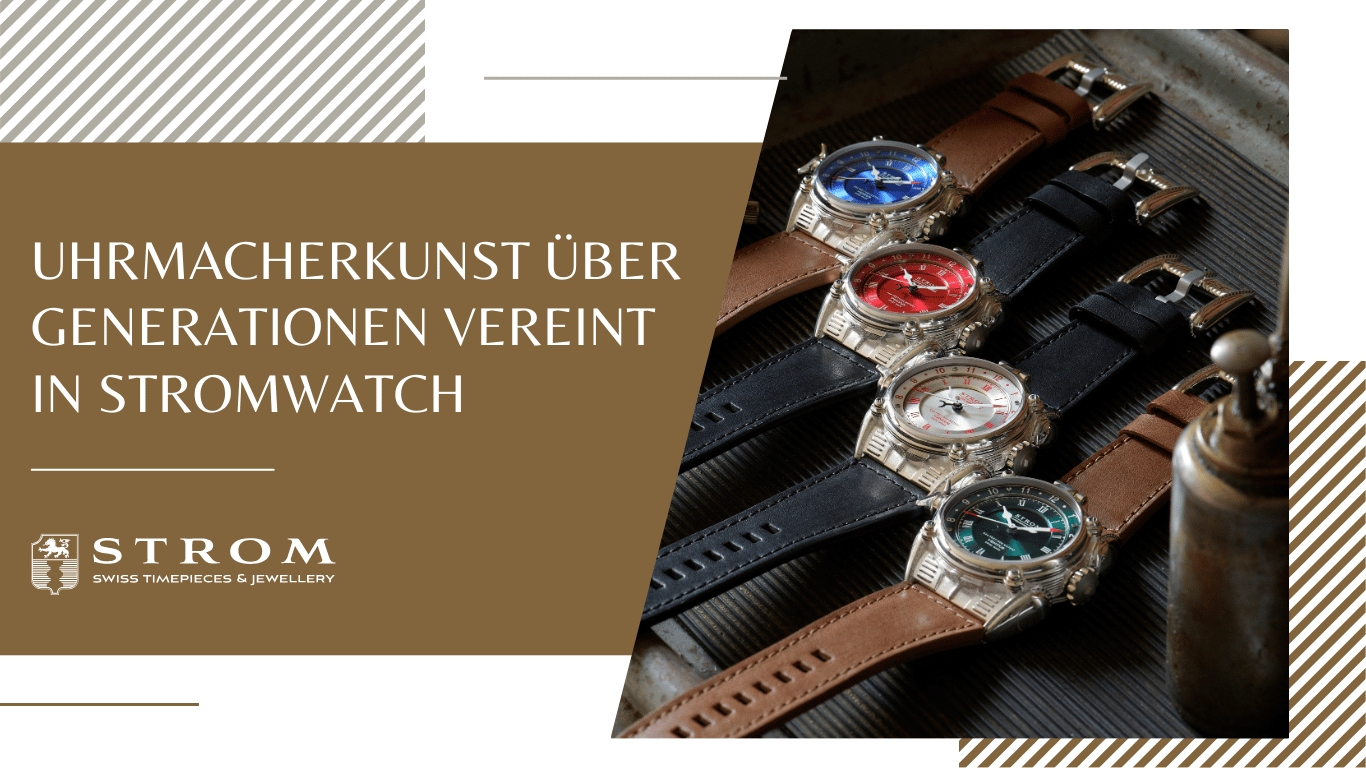 Luxusuhren: Uhrmacherkunst u?ber Generationen vereint in Stromwatch (Die Bildrechte liegen bei dem Verfasser der Mitteilung.)