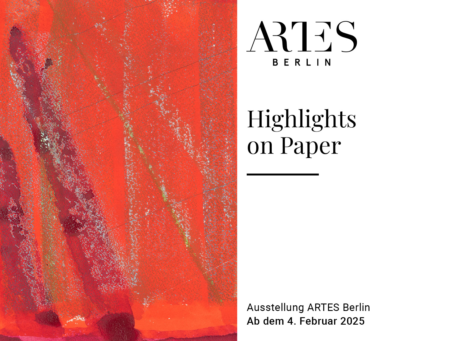ARTES Berlin - Ausstellung:“Highlights on Paper”(Die Bildrechte liegen bei dem Verfasser der Mitteilung.)