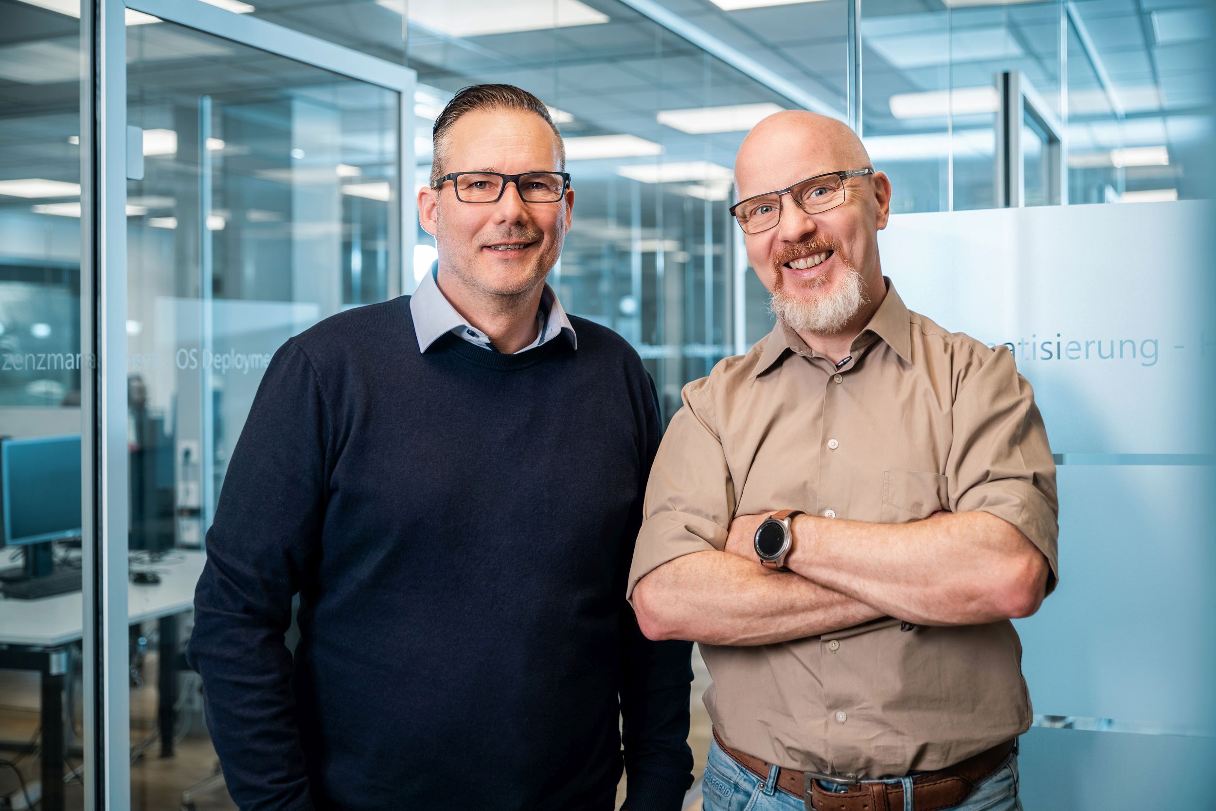 Die Aagon-Gründer und Geschäftsführer Sascha Häckel und Wilko Frenzel (vlnr) (Bildquelle: Aagon) Die Aagon-Gründer und Geschäftsführer Sascha Häckel und Wilko Frenzel (vlnr) (Bildquelle: Aagon)