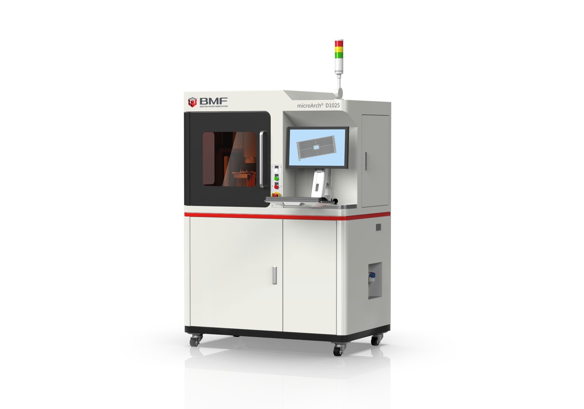 Der microArch D1025 kombiniert die Auflösungen 10µm und 25µm im 3D-Druck von Mikrobauteilen (Die Bildrechte liegen bei dem Verfasser der Mitteilung.)