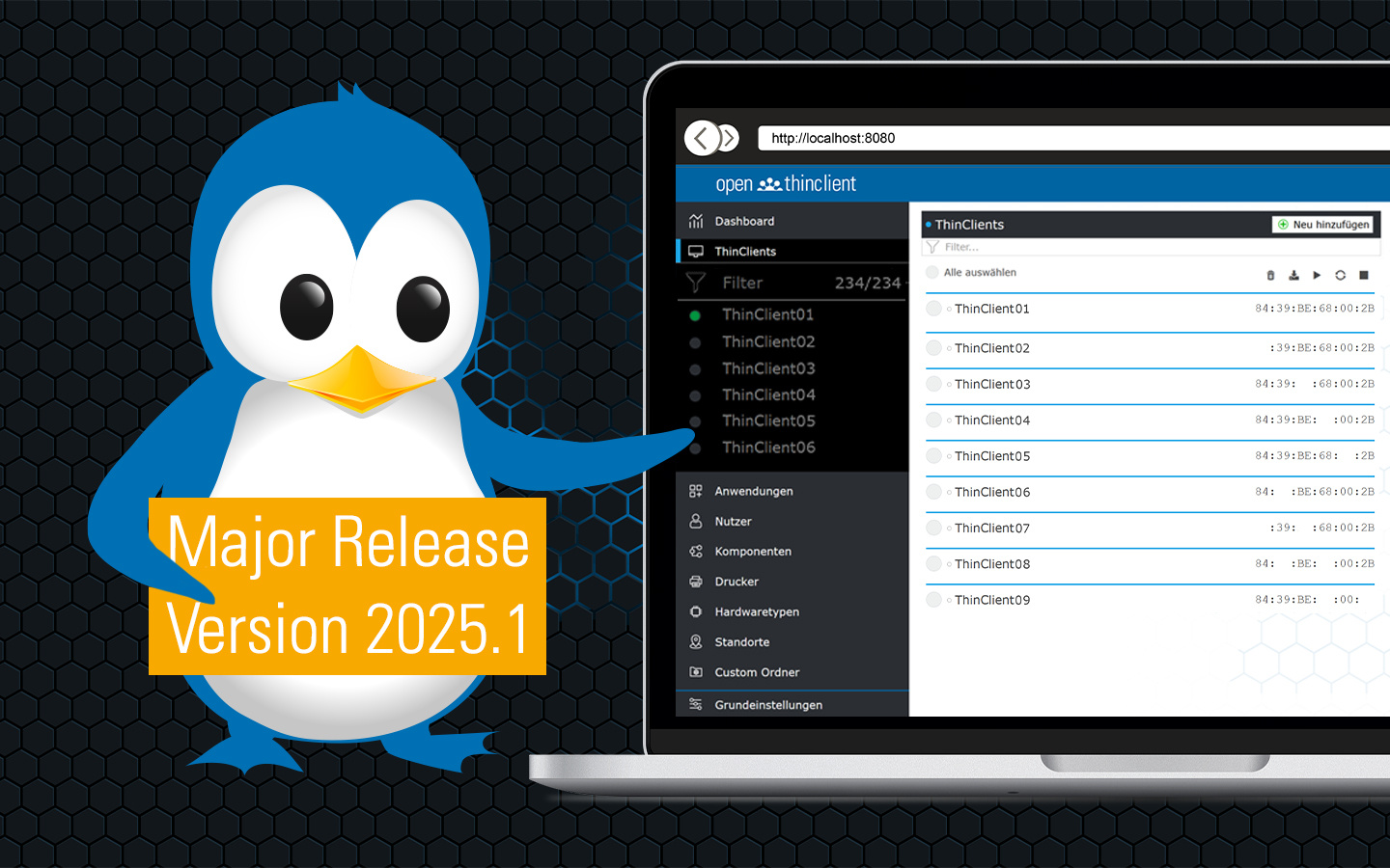 openthinclient Major Release der Version 2025.1 (Die Bildrechte liegen bei dem Verfasser der Mitteilung.) openthinclient Major Release der Version 2025.1 (Die Bildrechte liegen bei dem Verfasser der Mitteilung.)
