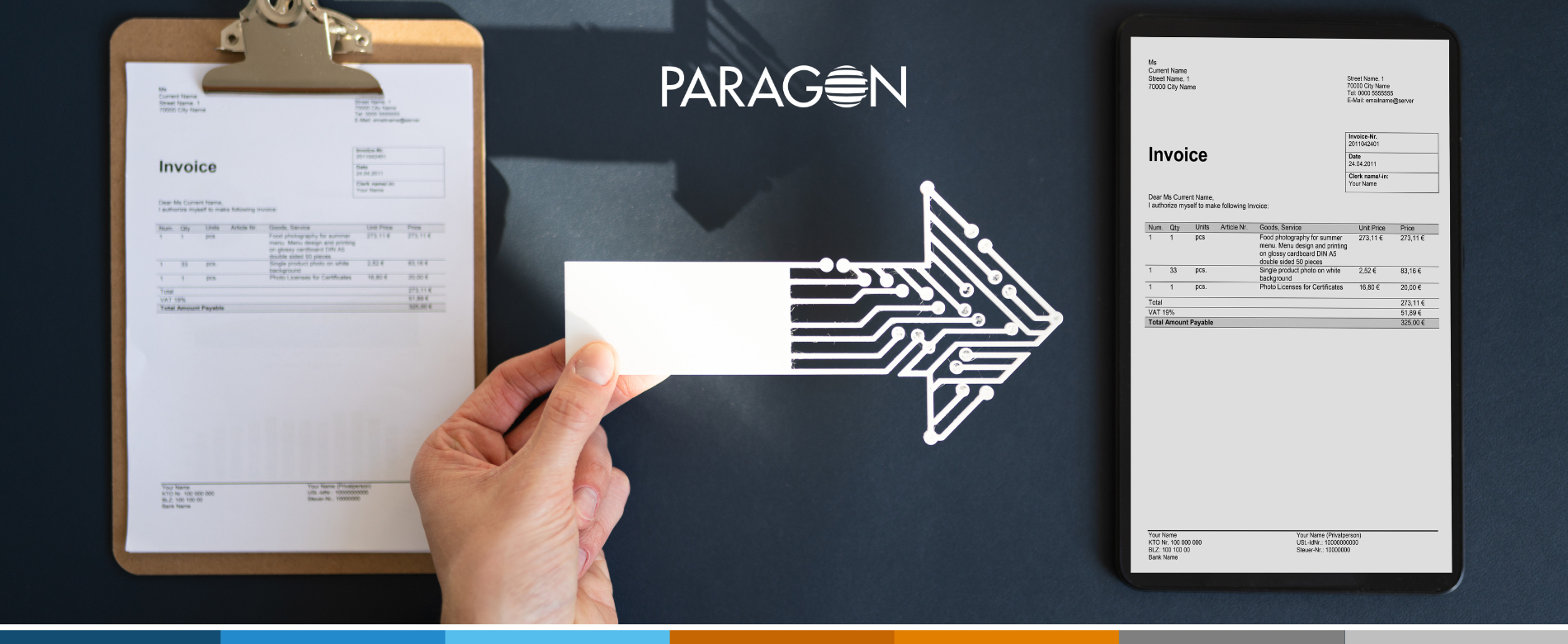 Paragon DACH + CEE unterstützt Unternehmen beim Empfang der E-Rechnung. (Die Bildrechte liegen bei dem Verfasser der Mitteilung.) Paragon DACH + CEE unterstützt Unternehmen beim Empfang der E-Rechnung. (Die Bildrechte liegen bei dem Verfasser der Mitteilung.)
