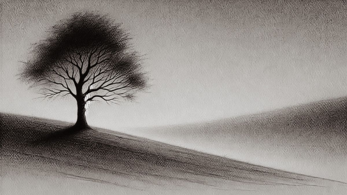 Wahrheit im Schatten - Wenn Hass verfolgt wird, doch Täuschung bleibt. Ein Baum der Moral in einer L (© DREIFISCH) Wahrheit im Schatten - Wenn Hass verfolgt wird, doch Täuschung bleibt. Ein Baum der Moral in einer L (© DREIFISCH)