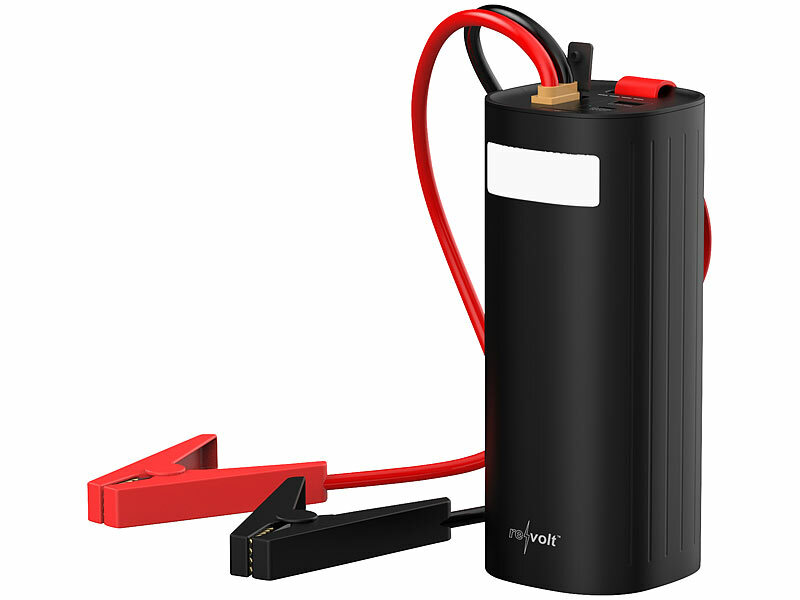revolt 3in1-Kfz-Starthilfe& Powerbank PB-115.kfz, LiFePO4, 60 Ah, 600 A, 100 W PD, www.pearl.de (Die Bildrechte liegen bei dem Verfasser der Mitteilung.) revolt 3in1-Kfz-Starthilfe& Powerbank PB-115.kfz, LiFePO4, 60 Ah, 600 A, 100 W PD, www.pearl.de (Die Bildrechte liegen bei dem Verfasser der Mitteilung.)