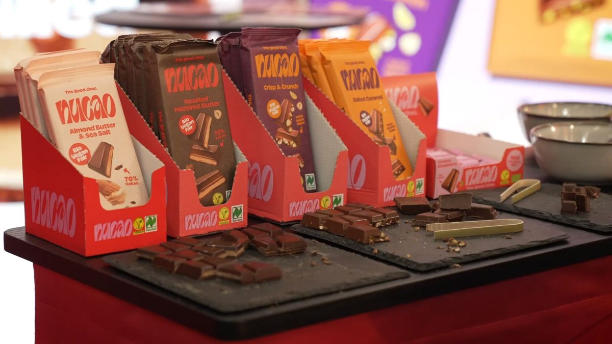Vegane Bio Lebensmittel auf der Biofach 2025, Messe Nürnberg (© Eudardo Hernandez, Messe.TV) Vegane Bio Lebensmittel auf der Biofach 2025, Messe Nürnberg (© Eudardo Hernandez, Messe.TV)