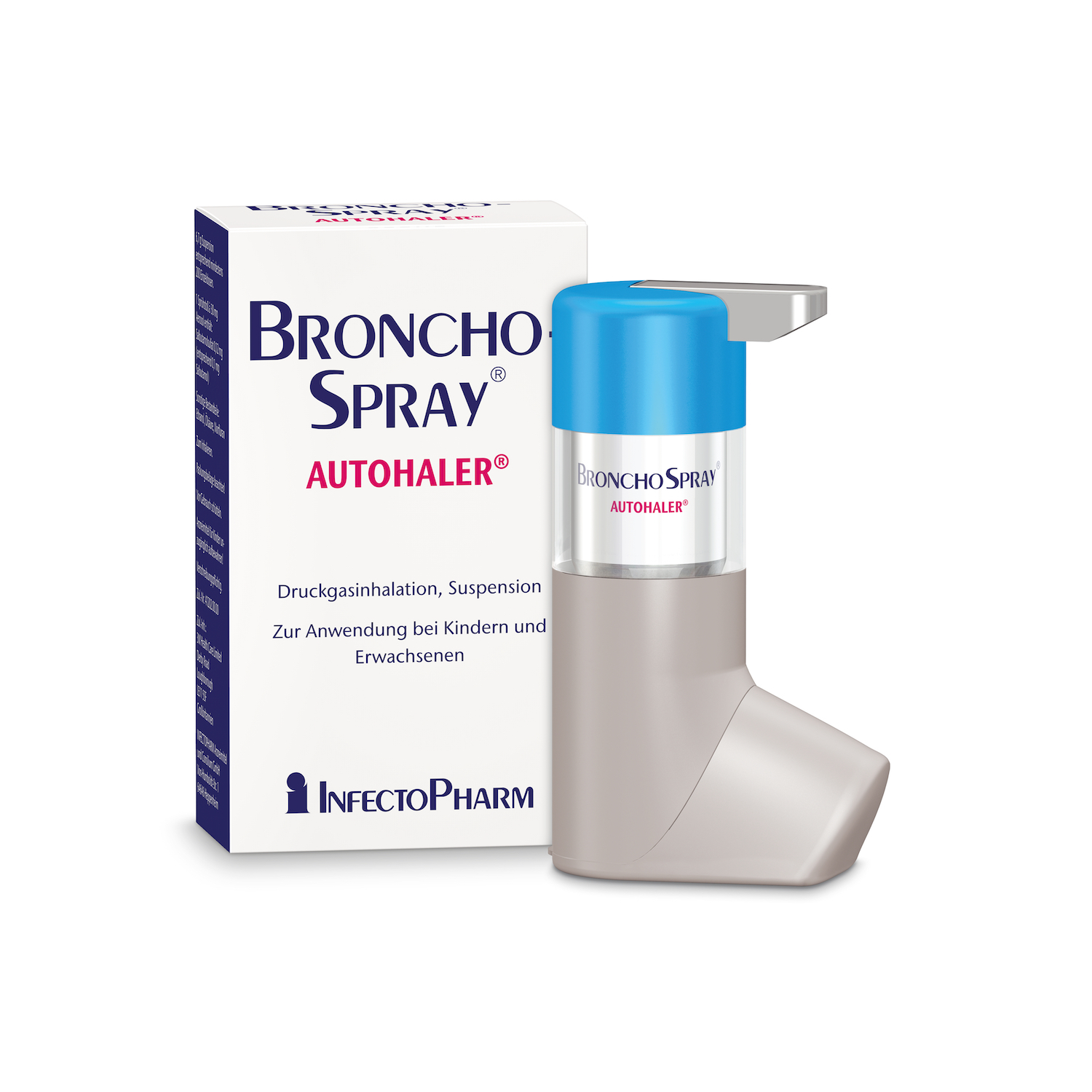 Wieder auf dem Markt: BronchoSpray Autohaler–der einzige Salbutamol Autohaler. (Die Bildrechte liegen bei dem Verfasser der Mitteilung.) Wieder auf dem Markt: BronchoSpray Autohaler–der einzige Salbutamol Autohaler. (Die Bildrechte liegen bei dem Verfasser der Mitteilung.)