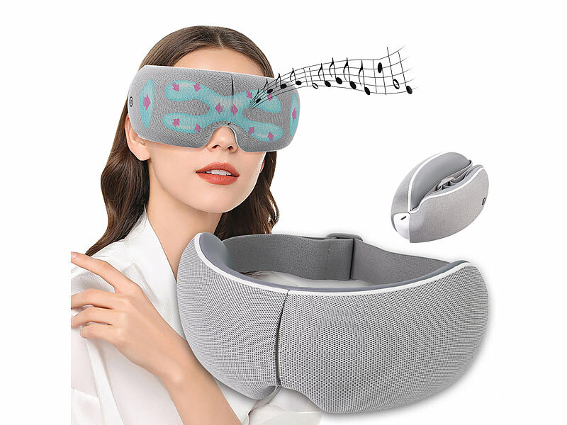 newgen medicals Faltbares Augenmassagegerät, Kompression, 4 Modi, Wärme, Musik, BT, www.pearl.de (Die Bildrechte liegen bei dem Verfasser der Mitteilung.) newgen medicals Faltbares Augenmassagegerät, Kompression, 4 Modi, Wärme, Musik, BT, www.pearl.de (Die Bildrechte liegen bei dem Verfasser der Mitteilung.)