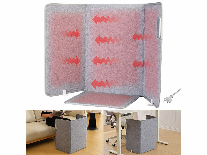 Sichler Haushaltsgeräte Faltbares 2in1-Infrarot-Heizpanel mit Fußmatte, 65°C, www.pearl.de (Die Bildrechte liegen bei dem Verfasser der Mitteilung.) Sichler Haushaltsgeräte Faltbares 2in1-Infrarot-Heizpanel mit Fußmatte, 65°C, www.pearl.de (Die Bildrechte liegen bei dem Verfasser der Mitteilung.)