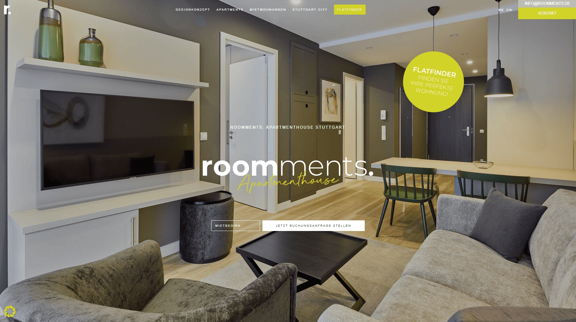 roomments. Apartmenthouse - Wohnen auf Zeit in Stuttgart (Die Bildrechte liegen bei dem Verfasser der Mitteilung.) roomments. Apartmenthouse - Wohnen auf Zeit in Stuttgart (Die Bildrechte liegen bei dem Verfasser der Mitteilung.)