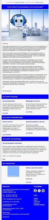 Newsletter SERVICE TRENDS 012025 Newsletter SERVICE TRENDS 012025