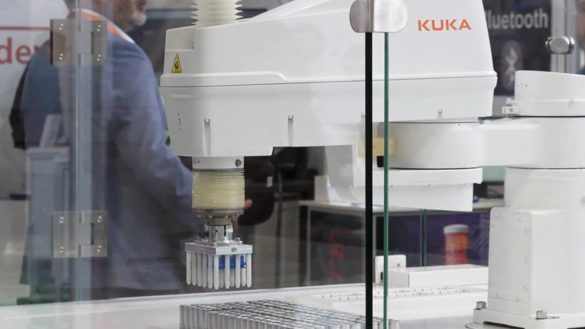 Robotik auf der Messe all about automation 2025 (© Eudardo Hernandez, Messe.TV) Robotik auf der Messe all about automation 2025 (© Eudardo Hernandez, Messe.TV)