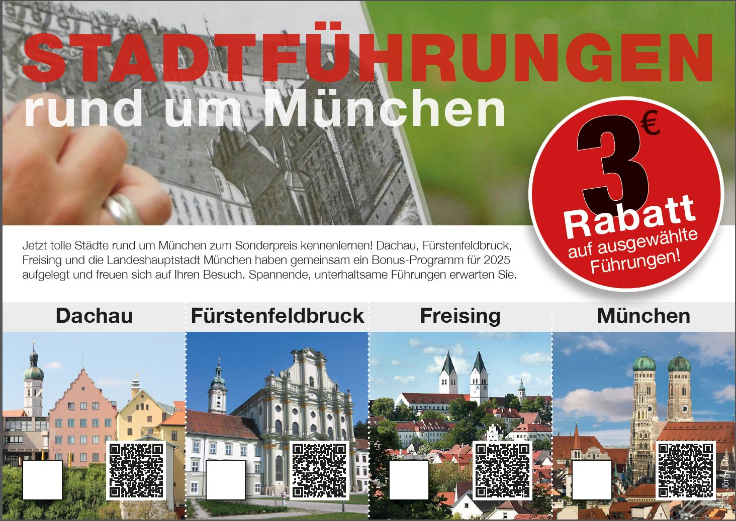 Bonuskarte Stadtführungen rund um München (Die Bildrechte liegen bei dem Verfasser der Mitteilung.)