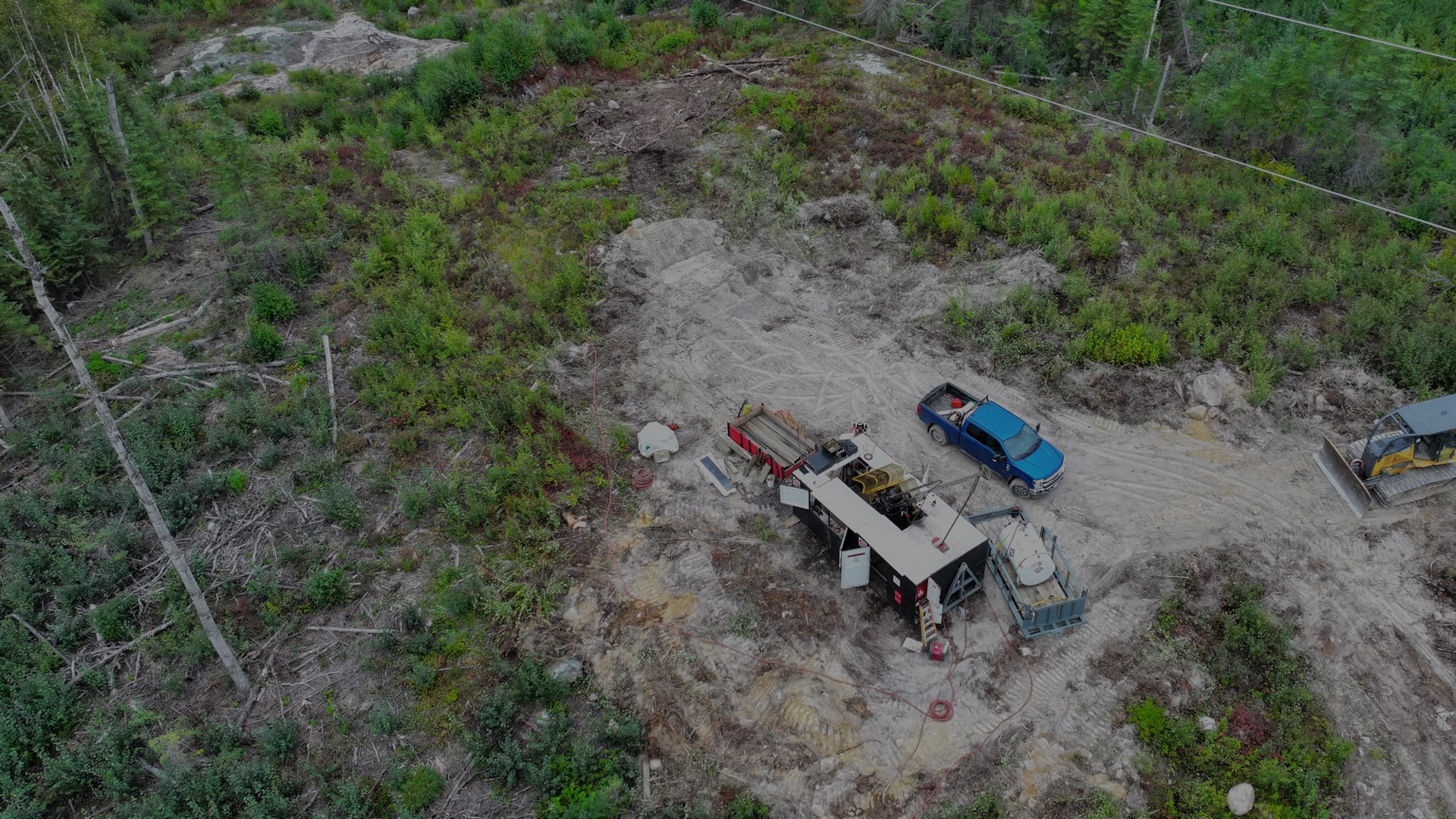 Bohrgerät auf dem DBL-Projekt; Heritage Mining Bohrgerät auf dem DBL-Projekt; Heritage Mining