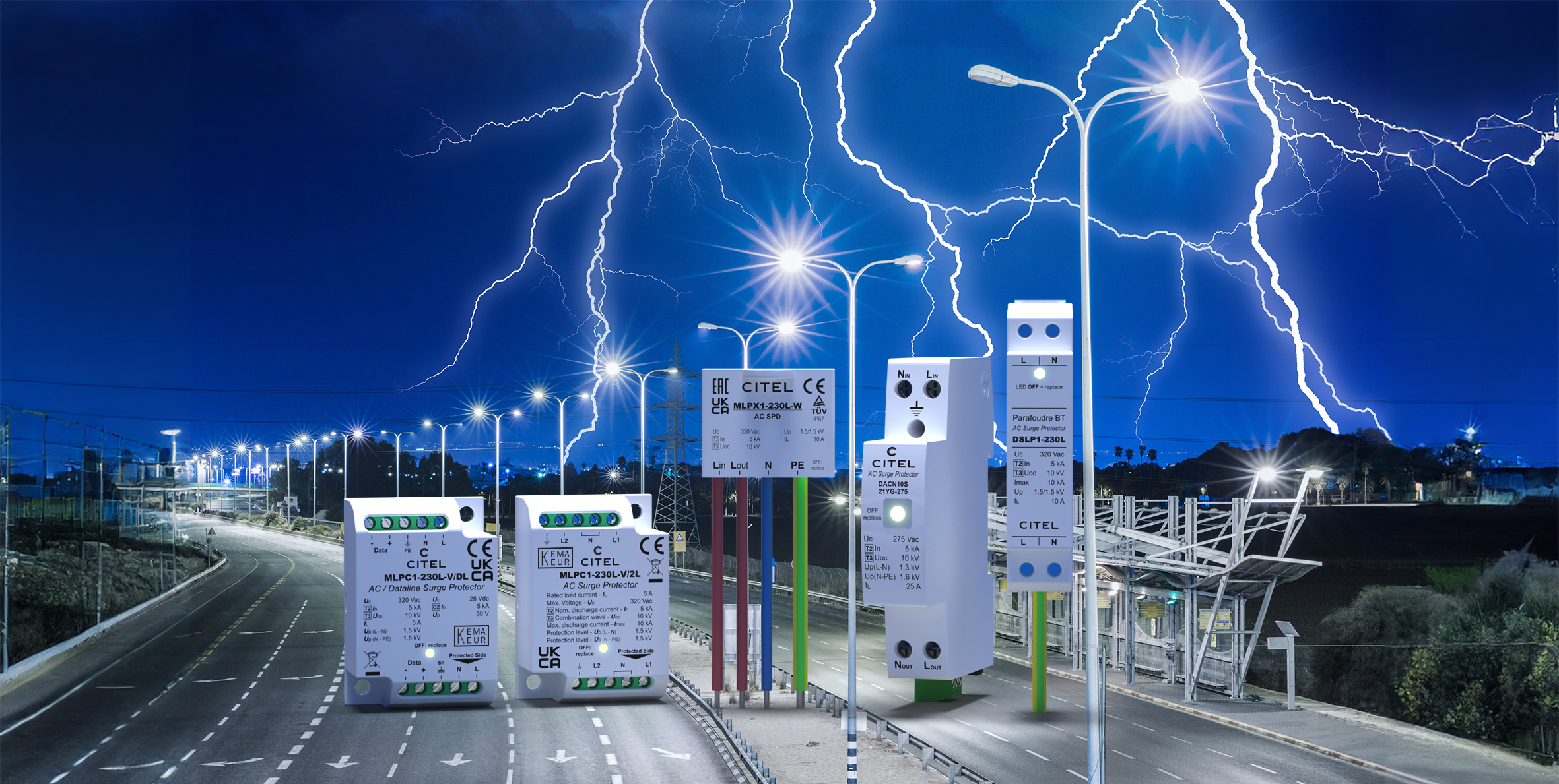Ganzheitliches Konzept: CITEL bietet 45 Standardvarianten für LED-Leuchten an.