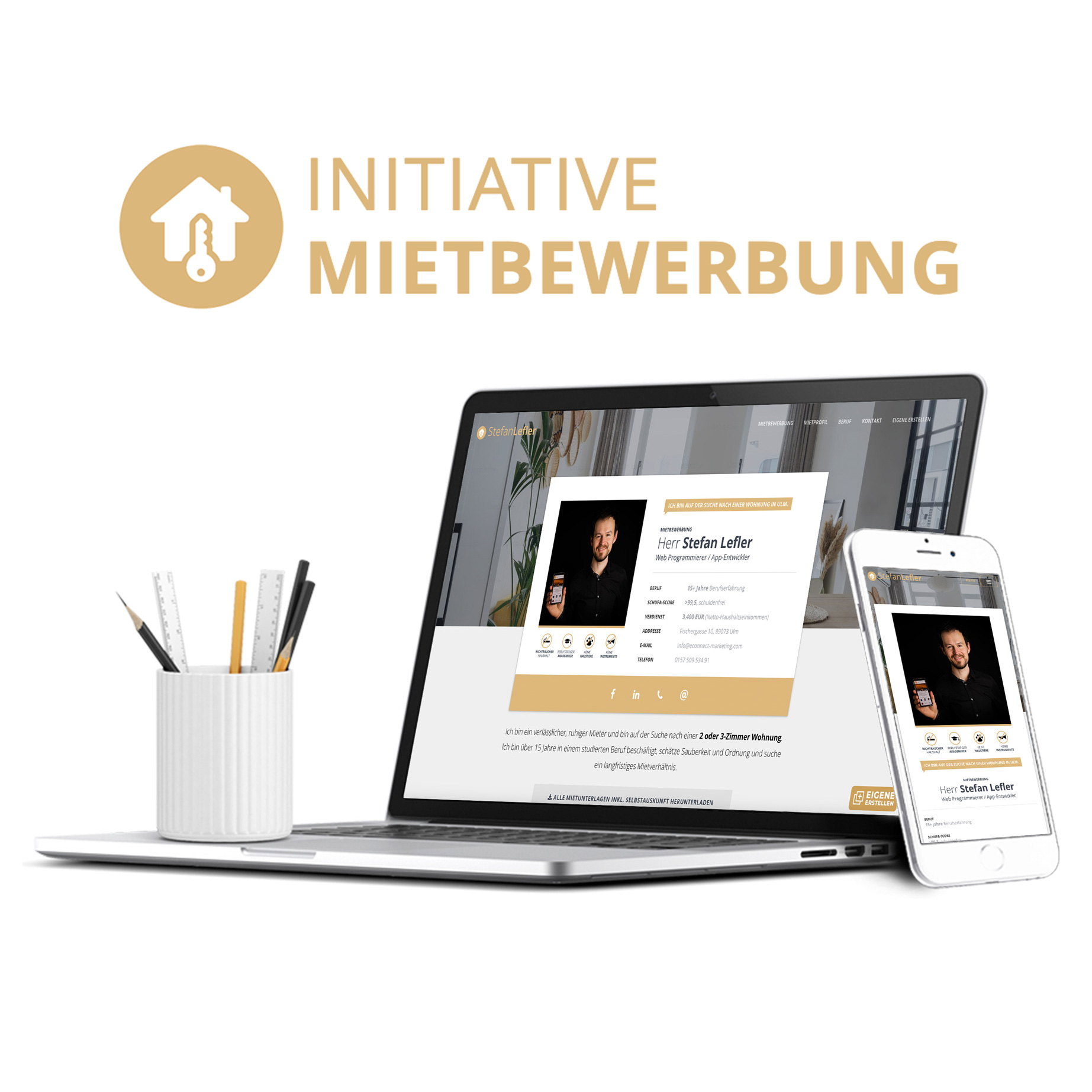 Initiative Mietbewerbung im Praxistest: Erfahrungen und Tipps (Die Bildrechte liegen bei dem Verfasser der Mitteilung.) Initiative Mietbewerbung im Praxistest: Erfahrungen und Tipps (Die Bildrechte liegen bei dem Verfasser der Mitteilung.)