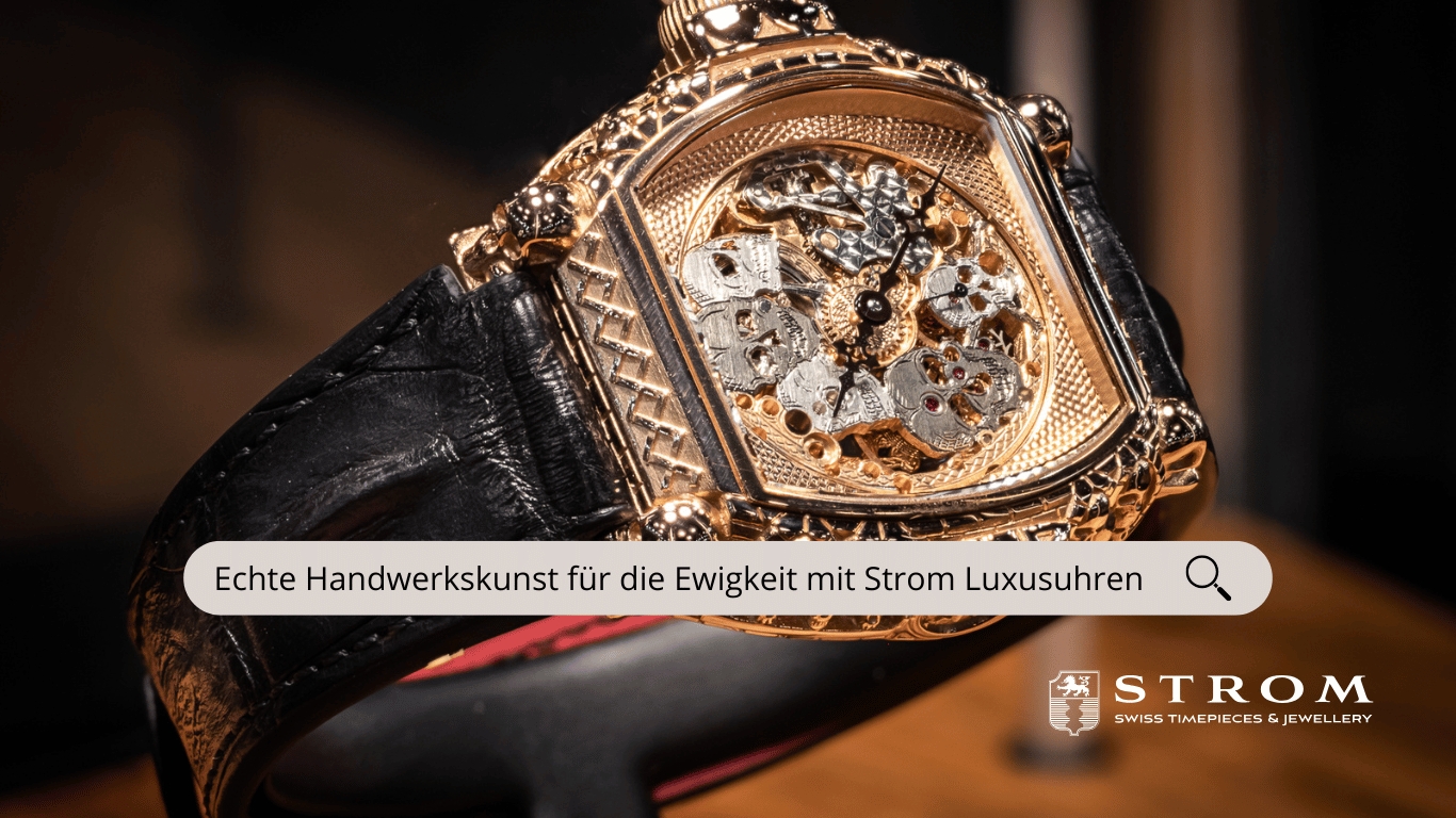 Echte Handwerkskunst fu?r die Ewigkeit mit Strom Luxusuhren aus der Schweiz - Strom Watch AG (Die Bildrechte liegen bei dem Verfasser der Mitteilung.)