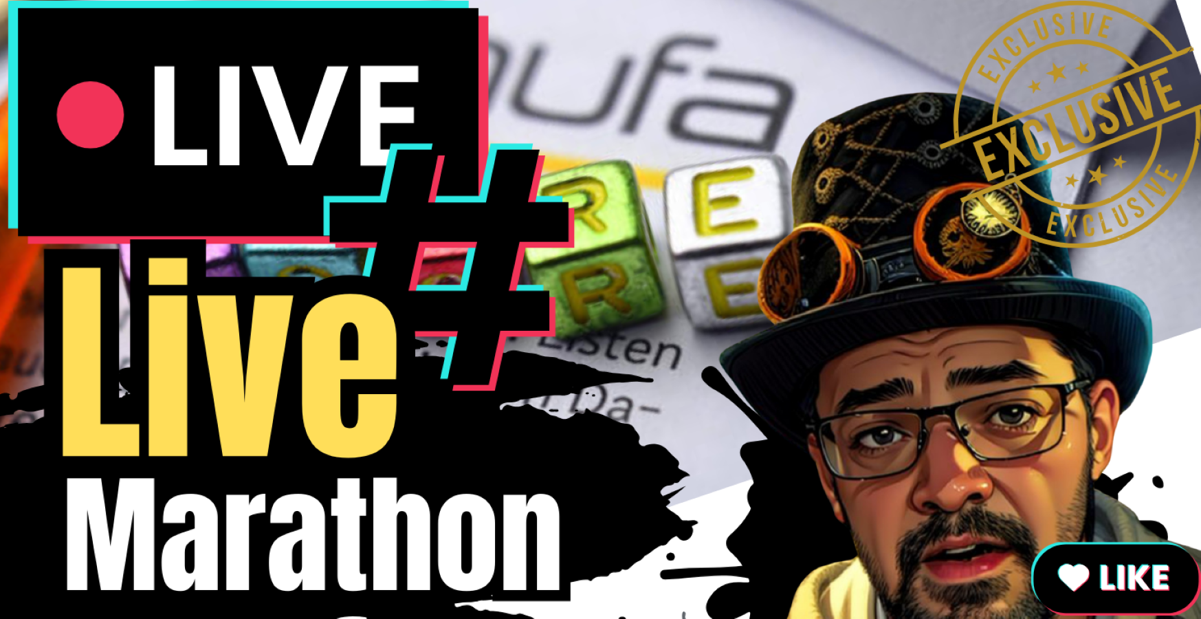 Tibor Bauer ist Mr. Schufa. Erstes Live Marathon Tibor Bauer ist Mr. Schufa. Erstes Live Marathon