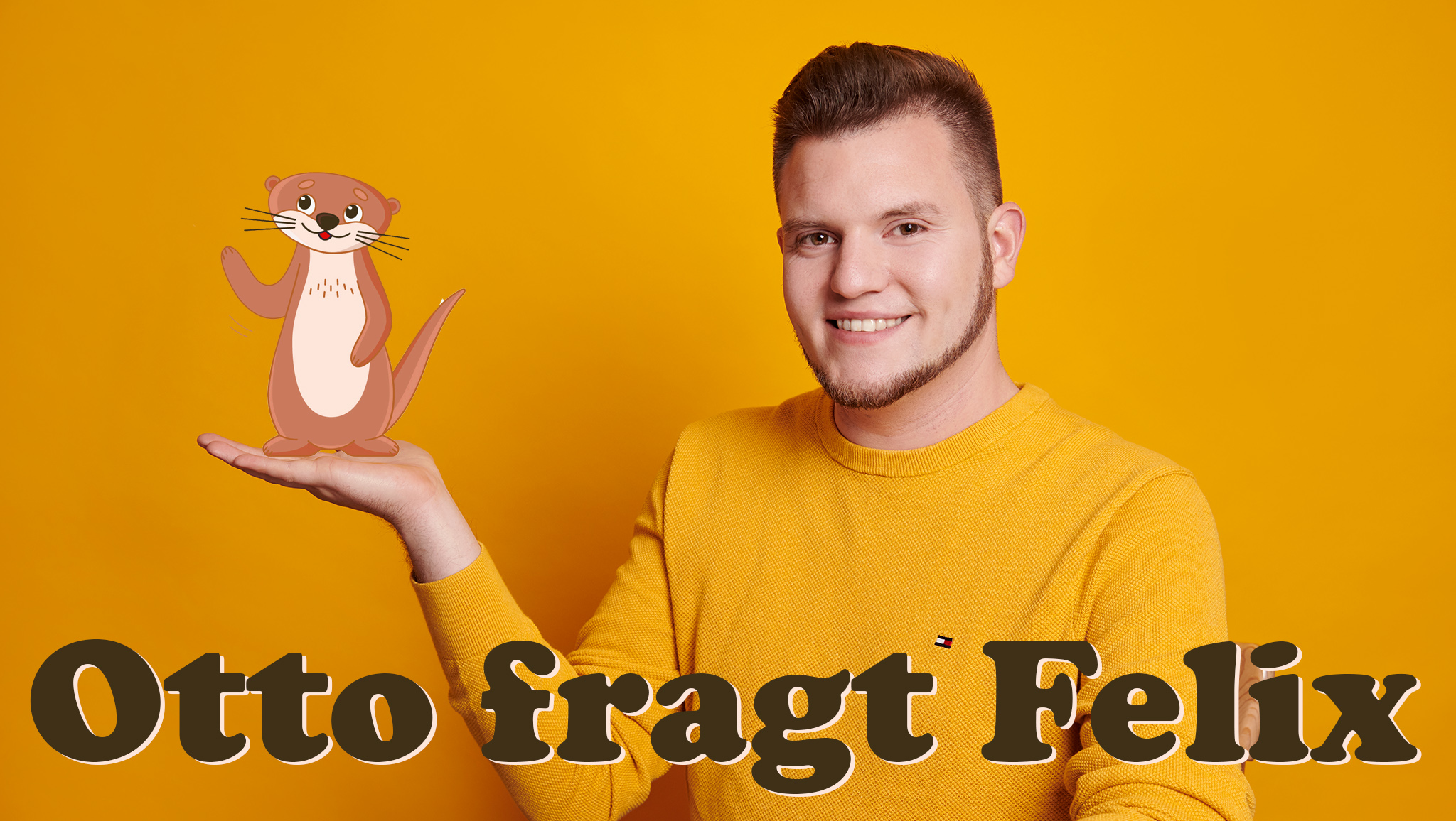 Felix Martin und Otto, der Otter, geben Kindern Antworten auf politische Fragen. Bild: Yvonne Sophie Thöne Felix Martin und Otto, der Otter, geben Kindern Antworten auf politische Fragen. Bild: Yvonne Sophie Thöne
