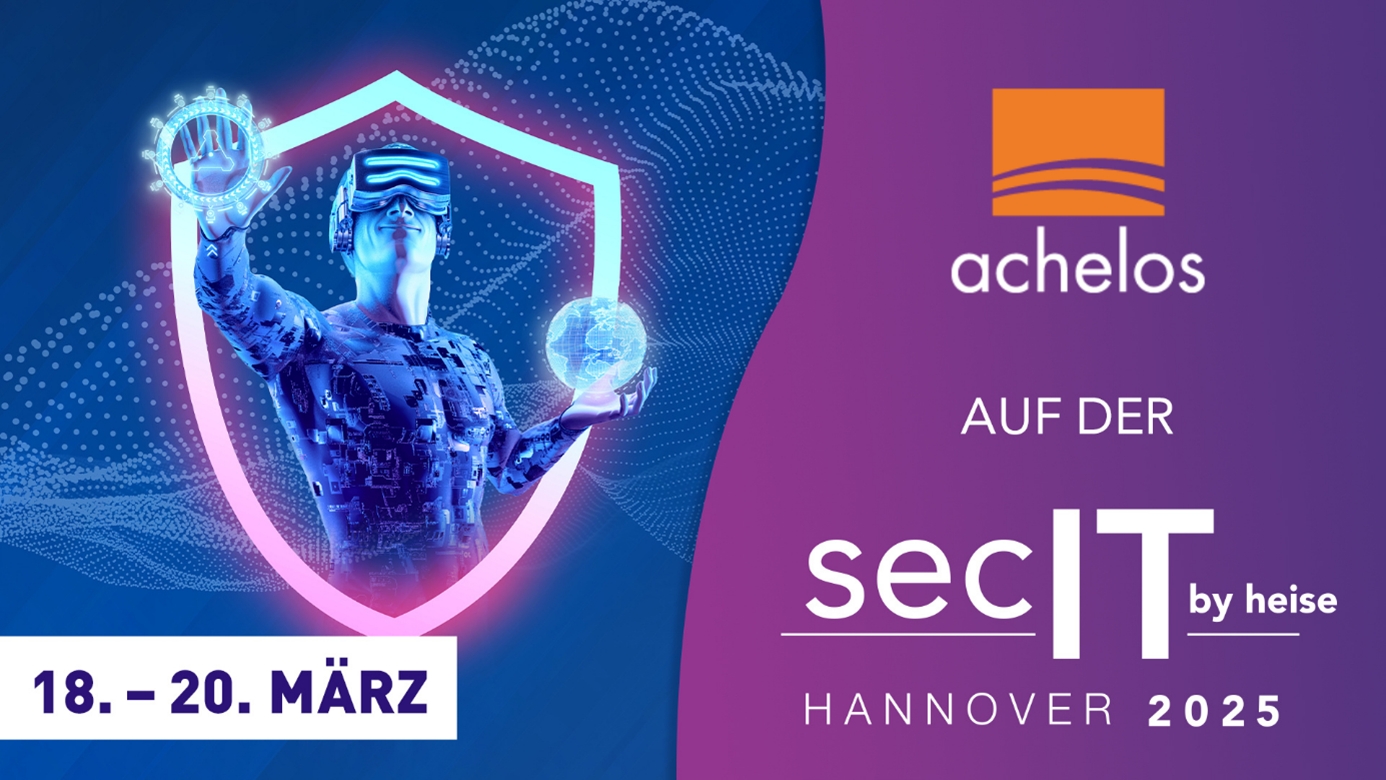 achelos auf der secIT by heise 2025 (Die Bildrechte liegen bei dem Verfasser der Mitteilung.) achelos auf der secIT by heise 2025 (Die Bildrechte liegen bei dem Verfasser der Mitteilung.)