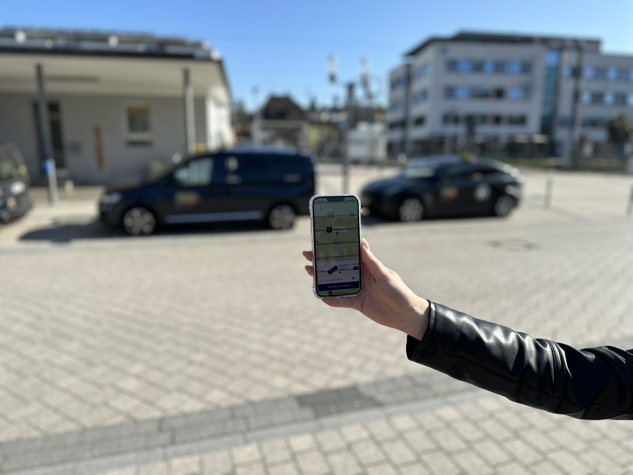 Mit der Taxi-Holl App buchen zum Festpreis (Die Bildrechte liegen bei dem Verfasser der Mitteilung.)