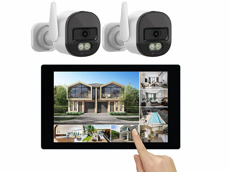 VisorTech WLAN-6-Überwachungsrekorder DSC-500.nvr V3, 10,1"-Touchscreen-Monitor,www.pearl.de (Die Bildrechte liegen bei dem Verfasser der Mitteilung.) VisorTech WLAN-6-Überwachungsrekorder DSC-500.nvr V3, 10,1"-Touchscreen-Monitor,www.pearl.de (Die Bildrechte liegen bei dem Verfasser der Mitteilung.)