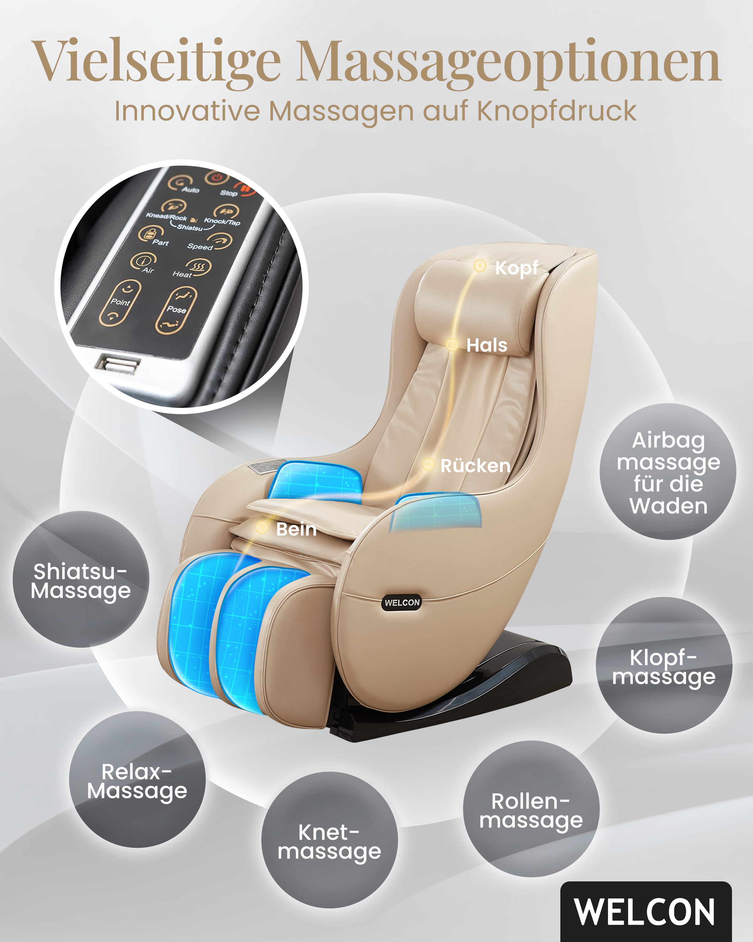 Massagesessel WELCON Easyrelaxx Massagesessel WELCON Easyrelaxx