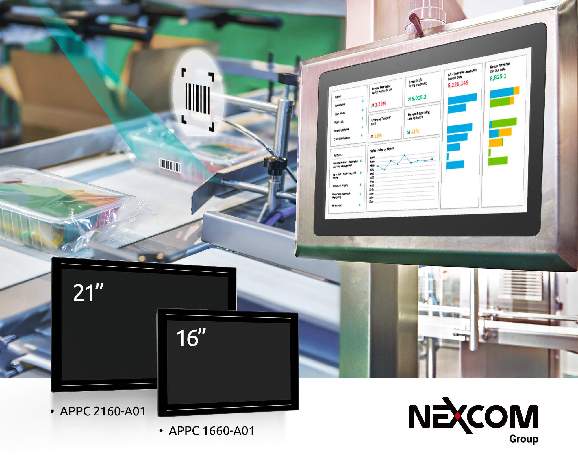 NexAIoT APPC Panel-PCs (Die Bildrechte liegen bei dem Verfasser der Mitteilung.) NexAIoT APPC Panel-PCs (Die Bildrechte liegen bei dem Verfasser der Mitteilung.)