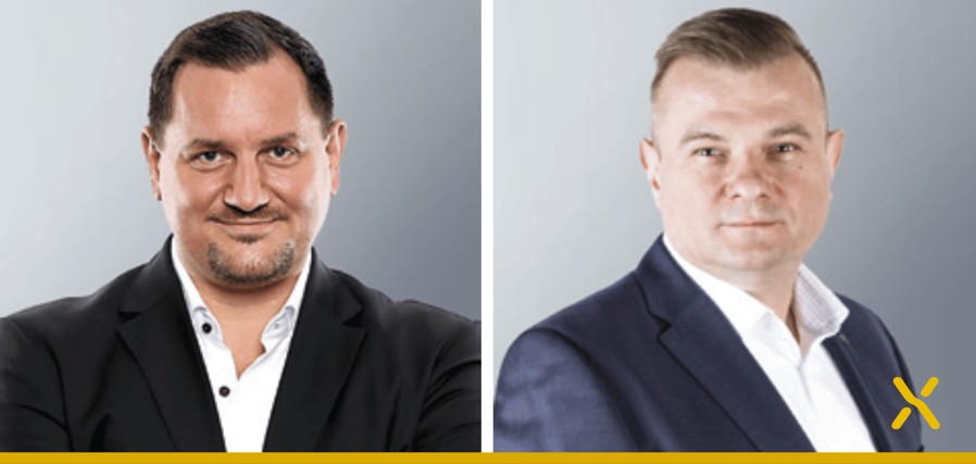 Tobias Endl und Wojciech Kaczmarek freuen sich auf die Zusammenarbeit (Die Bildrechte liegen bei dem Verfasser der Mitteilung.)