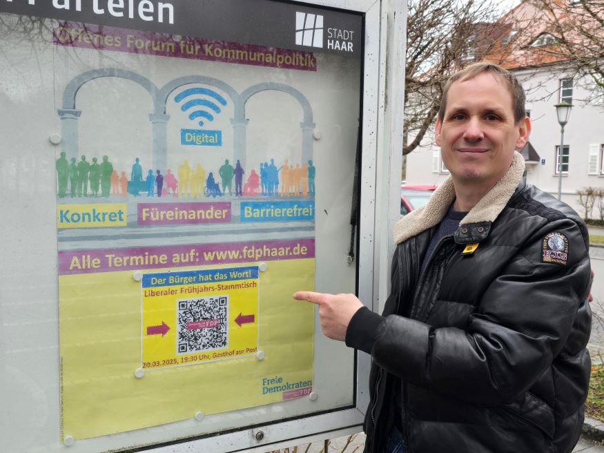 Auch am diesjährigen liberalen Frühjahrsstammtisch in Haar sollen alle zu Wort kommen. (© FDP Haar)