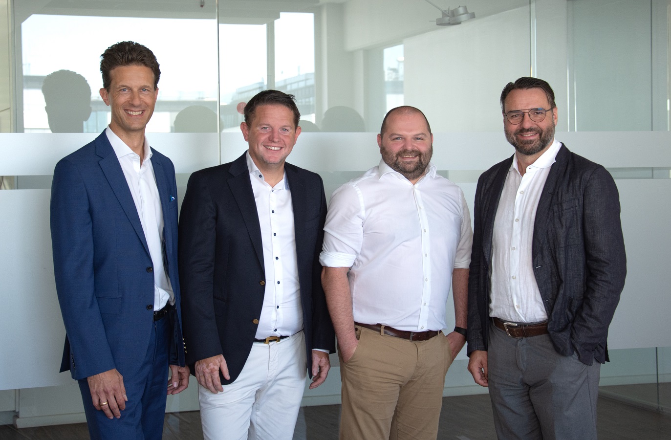 (v. l. n. r.) - Dr. Stefan Detig, Dr. Rafael Hörmann, Luitpold Grabmeyer, Josef Glasl (v. l. n. r.) - Dr. Stefan Detig, Dr. Rafael Hörmann, Luitpold Grabmeyer, Josef Glasl