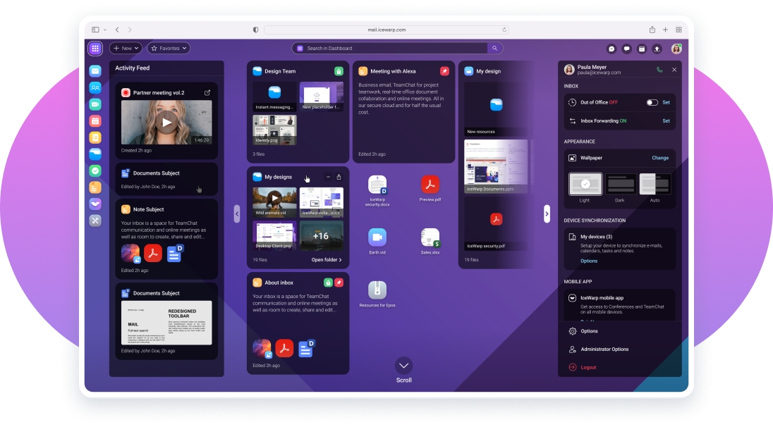 IceWarp Dashboard (Die Bildrechte liegen bei dem Verfasser der Mitteilung.) IceWarp Dashboard (Die Bildrechte liegen bei dem Verfasser der Mitteilung.)