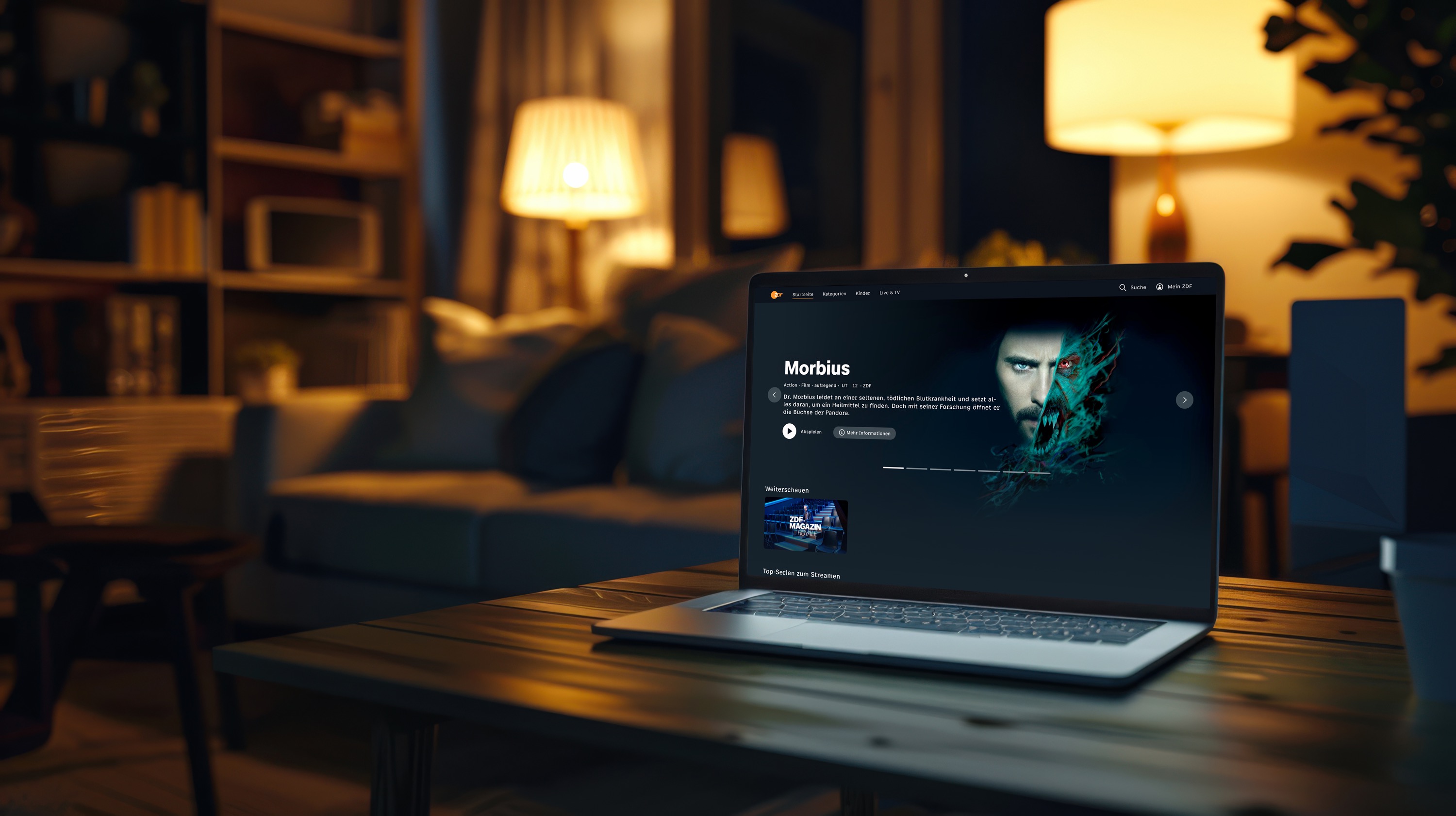 Mit dem Start des neuen Streaming-Angebots definiert das ZDF völlig neu, wie modernes Fernsehen aussehen kann. Mit dem Start des neuen Streaming-Angebots definiert das ZDF völlig neu, wie modernes Fernsehen aussehen kann.