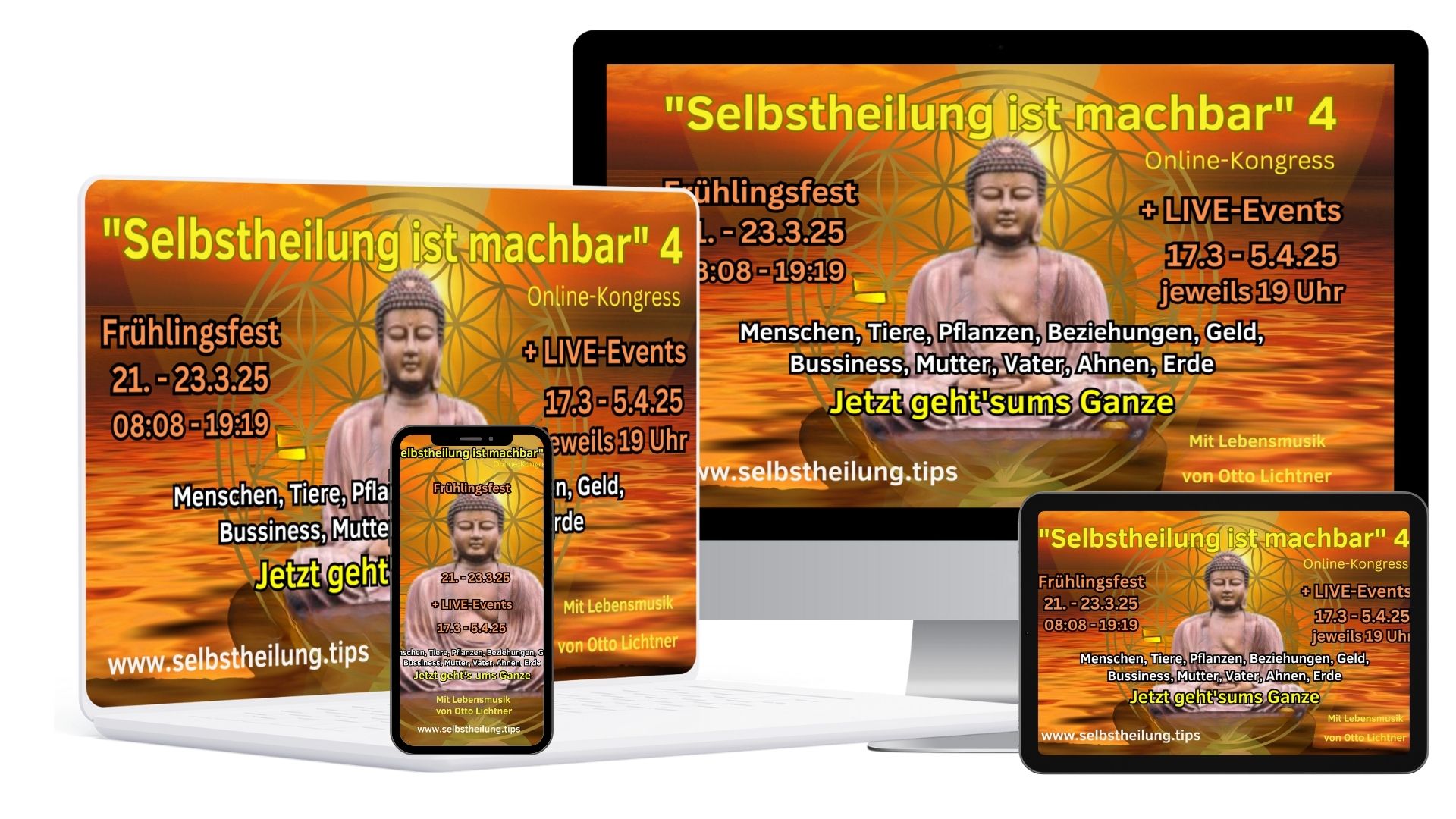 "Selbstheilung ist machbar" 4 - Jetzt geht´s ums Ganze - Frühlingsfest - Grafik (Die Bildrechte liegen bei dem Verfasser der Mitteilung.) "Selbstheilung ist machbar" 4 - Jetzt geht´s ums Ganze - Frühlingsfest - Grafik (Die Bildrechte liegen bei dem Verfasser der Mitteilung.)