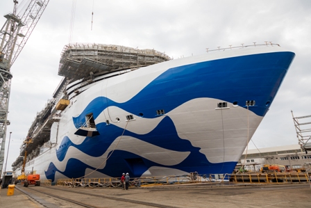 Die Star Princess startet am 4. Oktober zu ihrer Premierenfahrt. Foto: Princess Cruises 