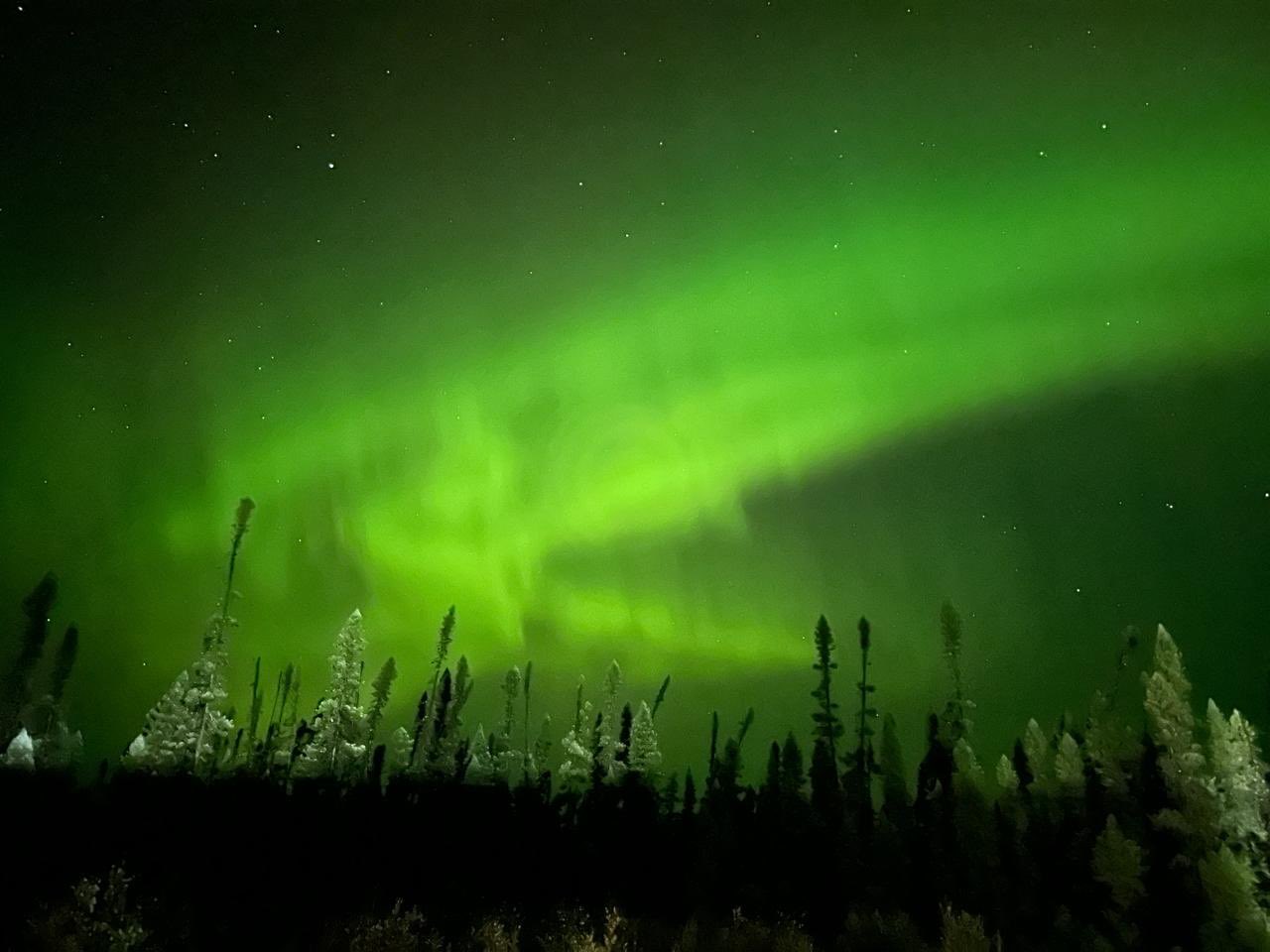Polarlicht über dem B26-Projekt; Abitibi Metals