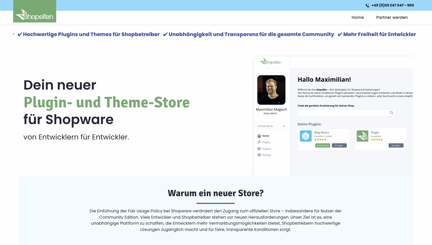 Die Homepage der"shopelfen" Website (Die Bildrechte liegen bei dem Verfasser der Mitteilung.) Die Homepage der"shopelfen" Website (Die Bildrechte liegen bei dem Verfasser der Mitteilung.)
