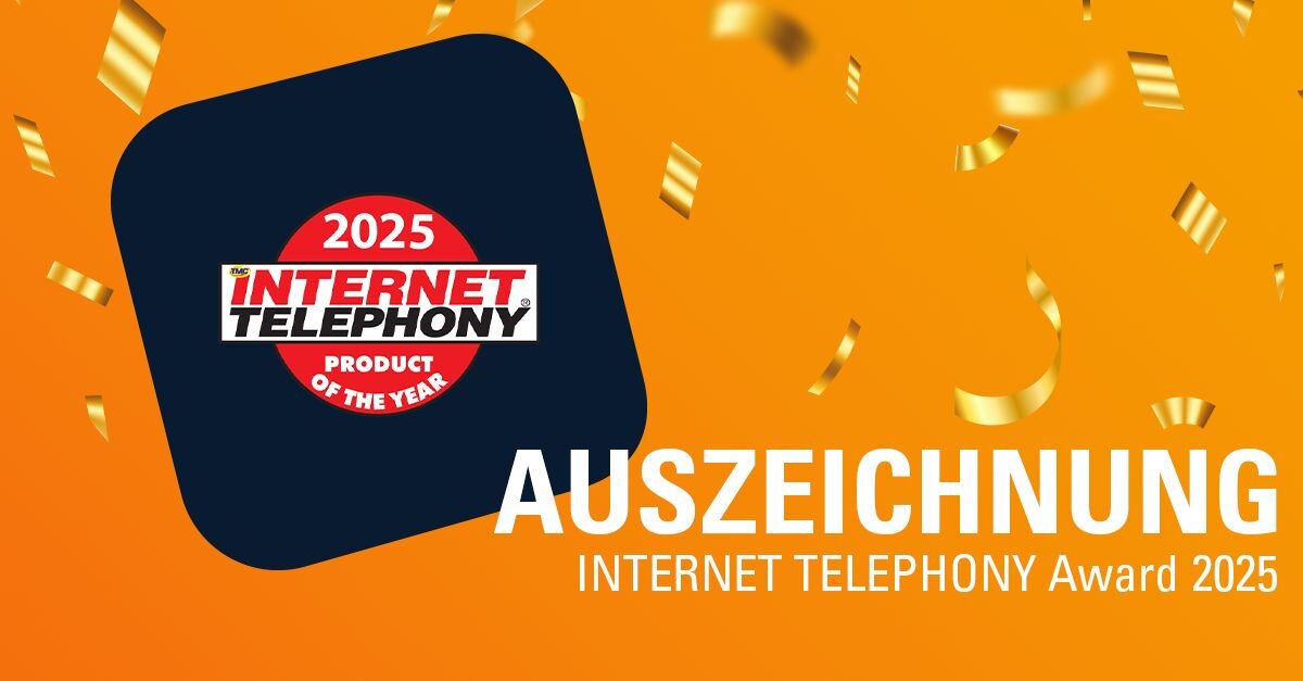 STARFACE erhält den renommierten"Internet Telephony Product of the Year Award 2025" für STARFACE 9. (Die Bildrechte liegen bei dem Verfasser der Mitteilung.) STARFACE erhält den renommierten"Internet Telephony Product of the Year Award 2025" für STARFACE 9. (Die Bildrechte liegen bei dem Verfasser der Mitteilung.)