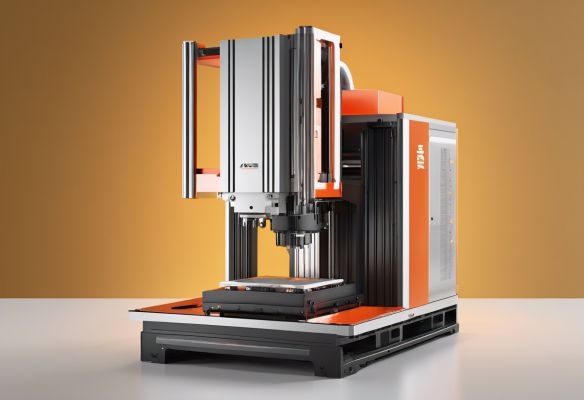 Moderne CNC-Fräsmaschine mit präziser Spindeltechnologie und robustem Design (Die Bildrechte liegen bei dem Verfasser der Mitteilung.)
