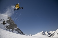 Freeriden bei traumhaften Wetter (c) Skilifte Schröcken (Berghaus Schröcken)