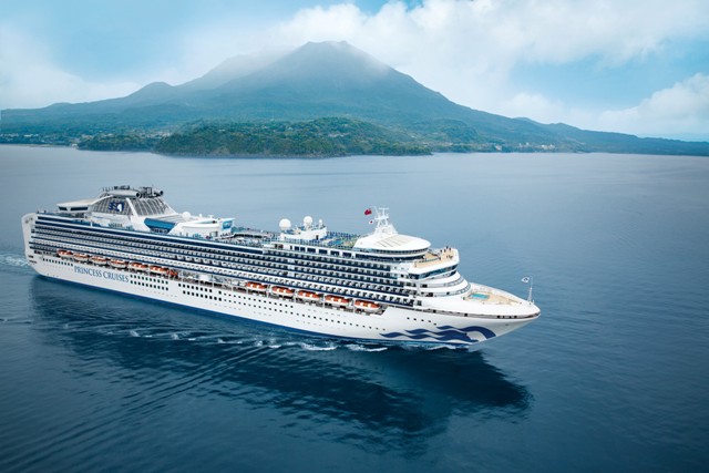 Die Diamond Princess ist 2026/27 wieder in asiatischen Gewässern unterwegs