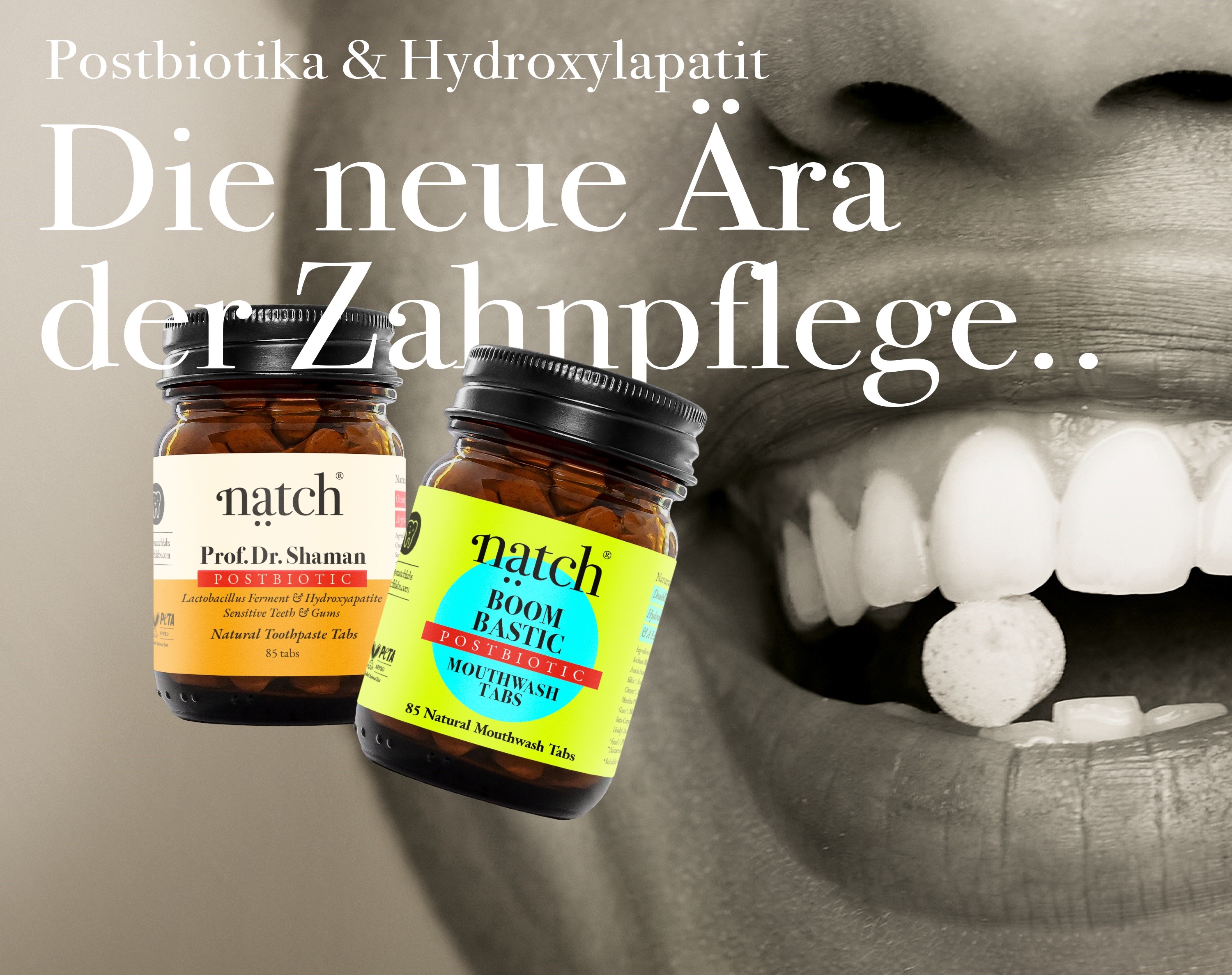 Neu bei Natch: Innovative Zahnpflege mit Postbiotika (Die Bildrechte liegen bei dem Verfasser der Mitteilung.)
