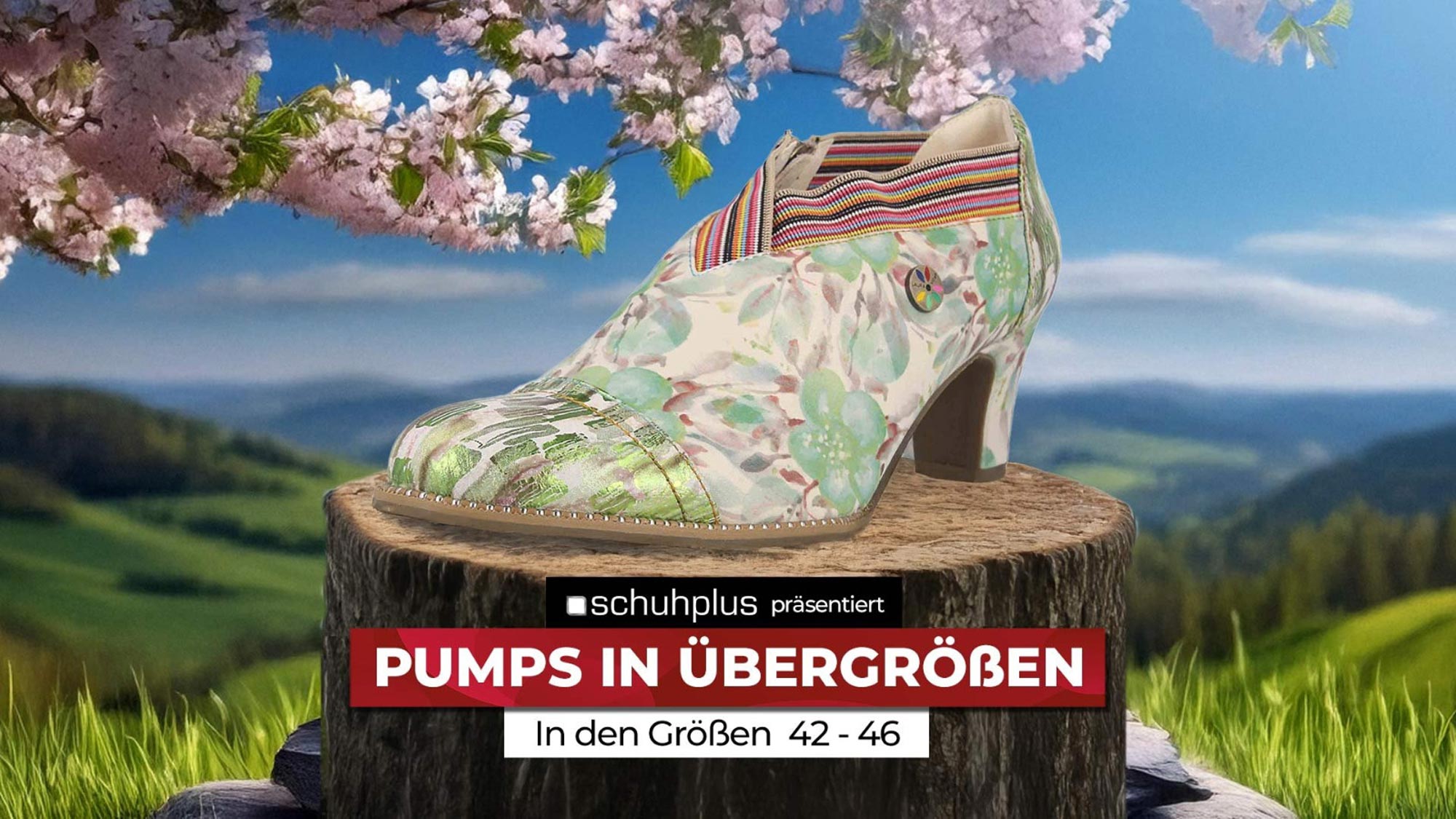 Farbexplosion: Pumps mit floraler Leichtigkeit der absolute Mädels-Trend für Frühling/Sommer (Die Bildrechte liegen bei dem Verfasser der Mitteilung.) Farbexplosion: Pumps mit floraler Leichtigkeit der absolute Mädels-Trend für Frühling/Sommer (Die Bildrechte liegen bei dem Verfasser der Mitteilung.)
