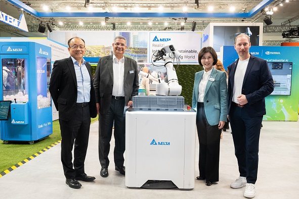 Delta präsentiert auf der Hannover Messe 2025 KI-gestützte Lösungen für intelligente Industrien (Bildquelle: @ Delta Electronics)