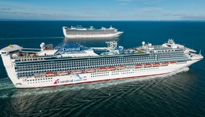  Bildzeile: Adventure und Encounter fahren künftig unter Carnival-Flagge. Foto: Carnival Cruise Line
