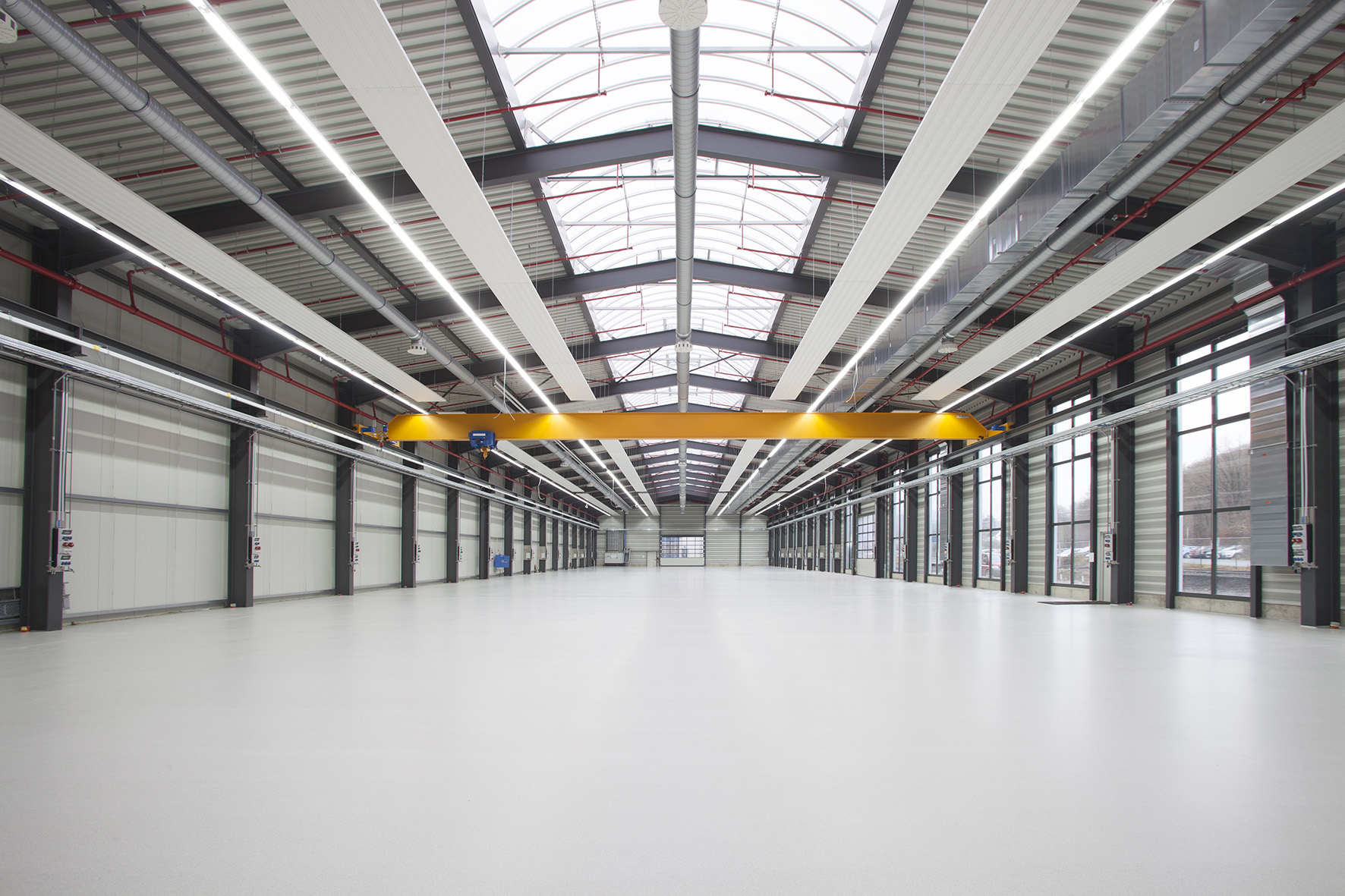 Projekte wie dieser Hallenneubau werden künftig auch vom C + P-Standort in Darmstadt aus realisiert. (Die Bildrechte liegen bei dem Verfasser der Mitteilung.) Projekte wie dieser Hallenneubau werden künftig auch vom C + P-Standort in Darmstadt aus realisiert. (Die Bildrechte liegen bei dem Verfasser der Mitteilung.)